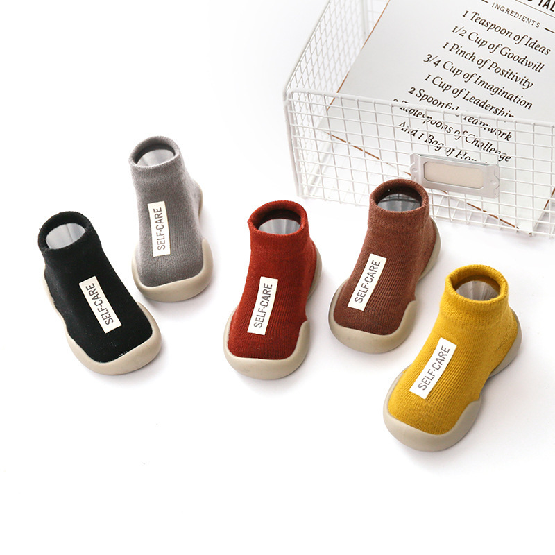 Baby & Toddler Sock Shoes | Breathable Cotton Non-Slip Soft Sole Floor Shoes - Image 6