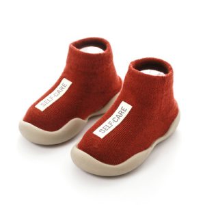Baby and toddler cotton sock shoes with breathable non-slip soft sole