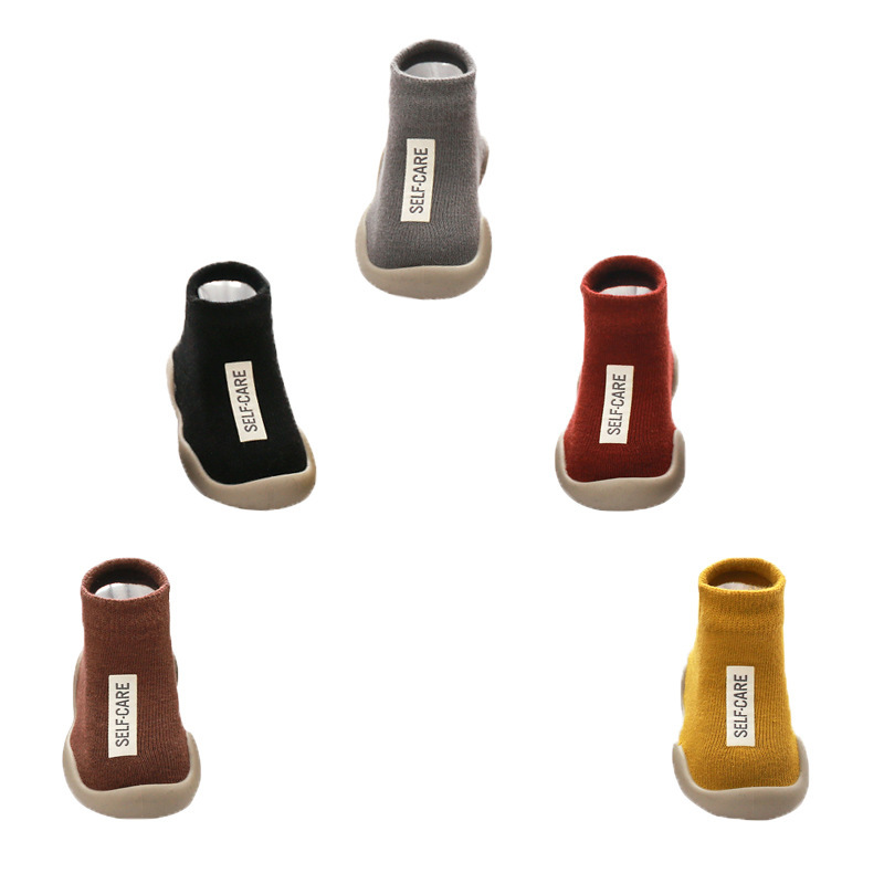 Baby & Toddler Sock Shoes | Breathable Cotton Non-Slip Soft Sole Floor Shoes - Image 5