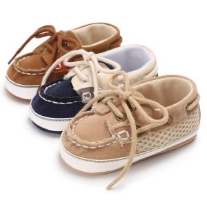 Baby soft sole toddler shoes with breathable mesh and non-slip bottom
